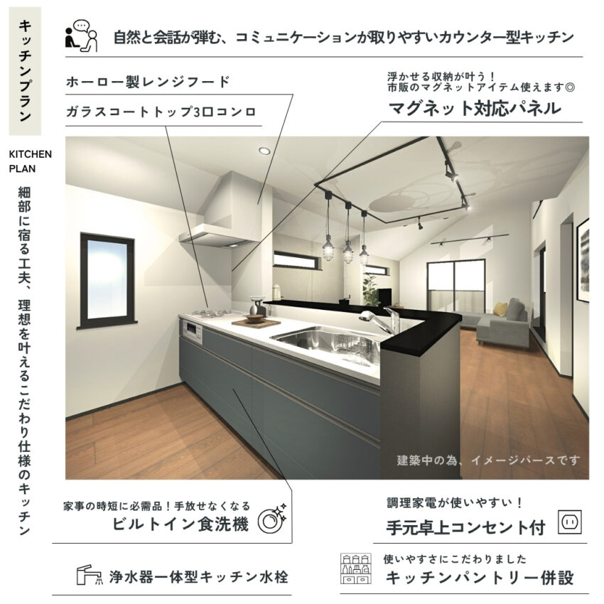 船橋市丸山１丁目B号棟∼VINTAGE CAFÉ STYLE∼の設備・デザイン画像
