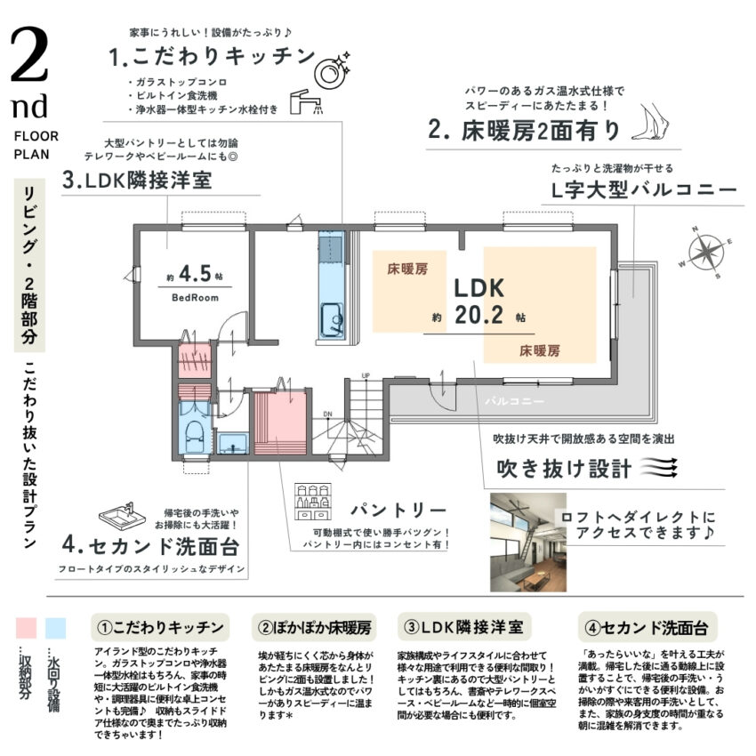 SORAEA 丸山１丁目 新築戸建vol.2のプランニング画像