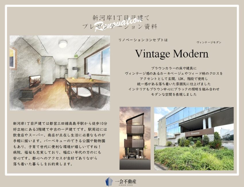 板橋区新河岸1丁目戸建のプランニング画像