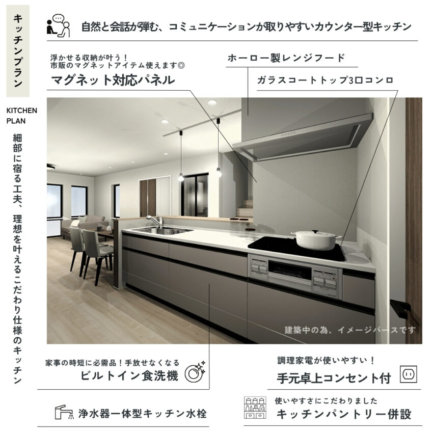 船橋市丸山１丁目C号棟∼CHIC GREIGE STYLE∼の設備・デザイン画像