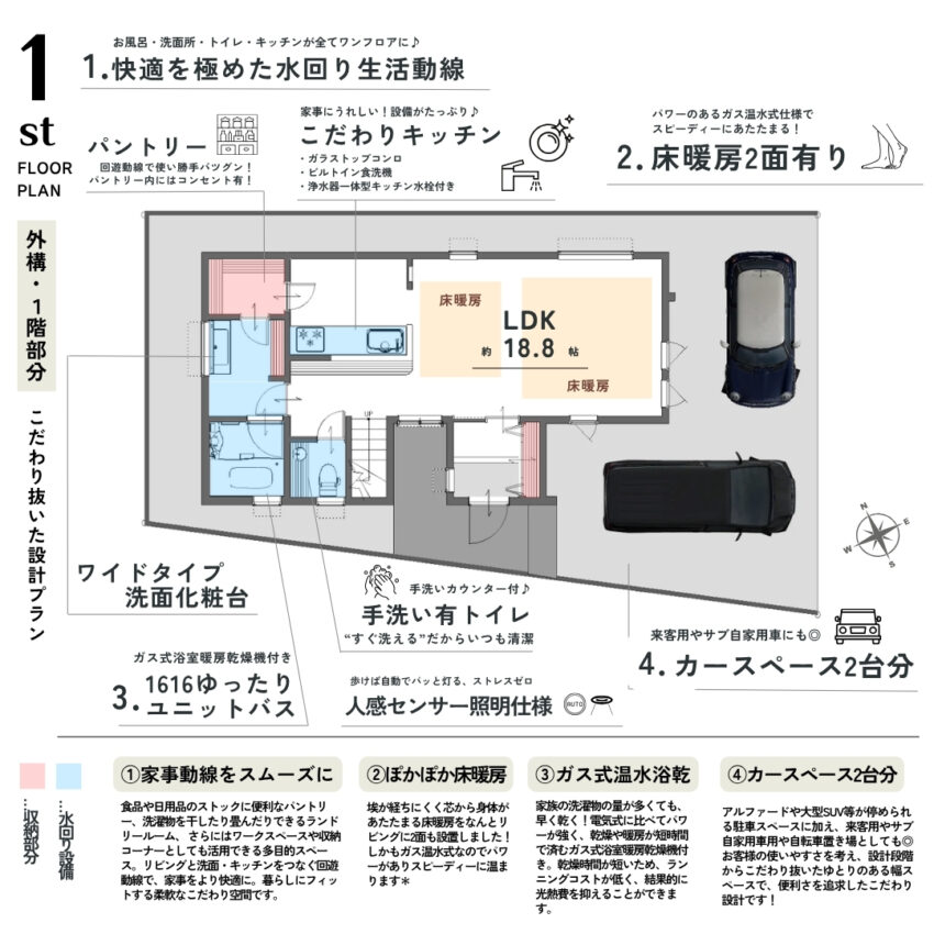 SORAEA 丸山１丁目 新築戸建vol.3のプランニング画像
