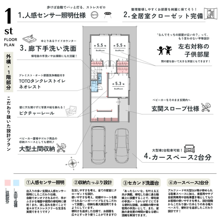 LEGXIA 高島平１丁目 新築戸建のプランニング画像