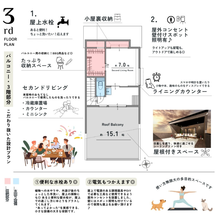 LEGXIA 高島平１丁目 新築戸建のプランニング画像