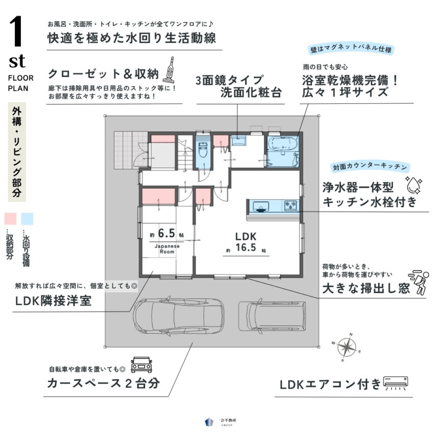 草加市遊馬町戸建のプランニング画像