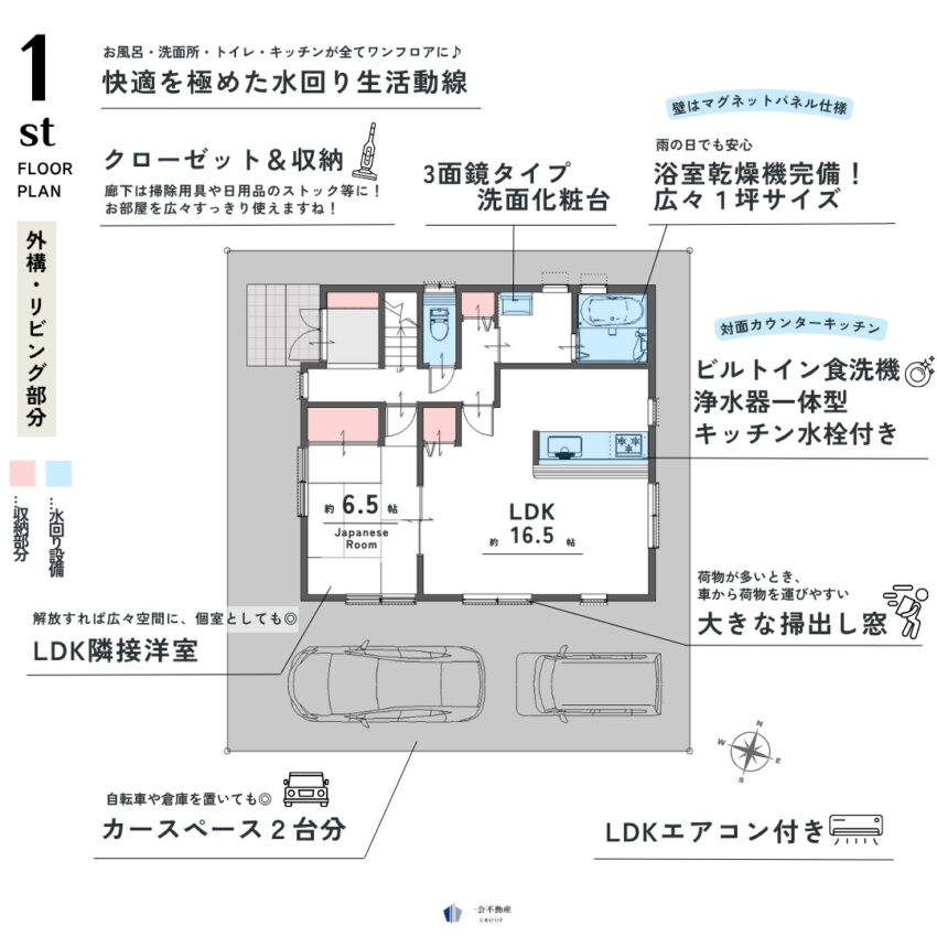 草加市遊馬町戸建のプランニング画像