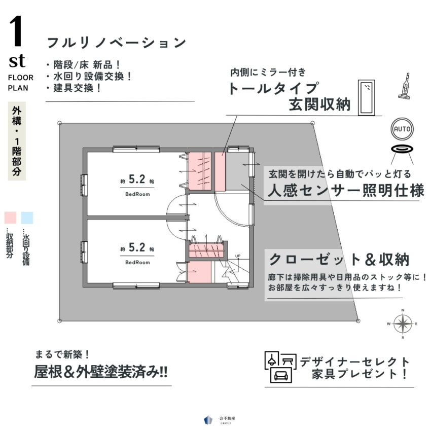 大田区東糀谷4丁目戸建のプランニング画像
