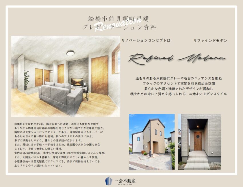船橋市前貝塚町戸建のプランニング画像