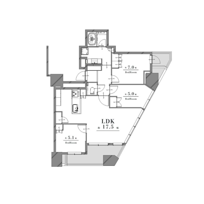プラウドタワー東池袋ステーションアリーナ（リノベーション中）のプランニング画像